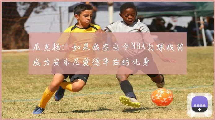 尼克杨：如果我在当今NBA打球我将成为安东尼爱德华兹的化身